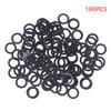 100 Pcs Fittings Hinge Rings Parts Plastic Replacement Suitable For Interior Doors Washer High Hardness Wear Resistant