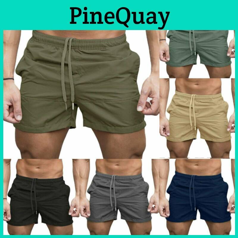 Comfortable Men Summer Pant Shorts For Running And Jogging With Elastic Waistband