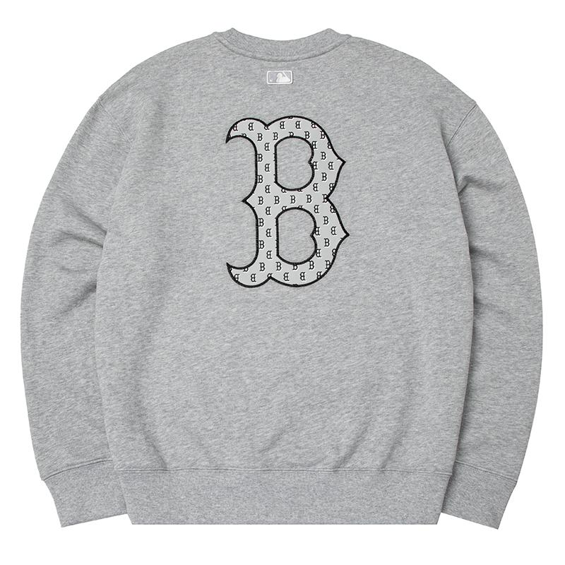 New MLB Sweatshirts Unisex Gray 3AMTM0341-43MGS