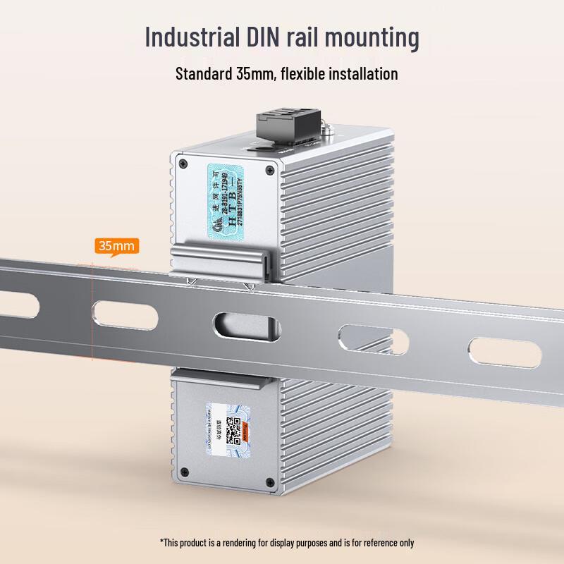 netLINK HTB-6000 Industrial Gigabit 2-Fiber 8-Ethernet Port Switch