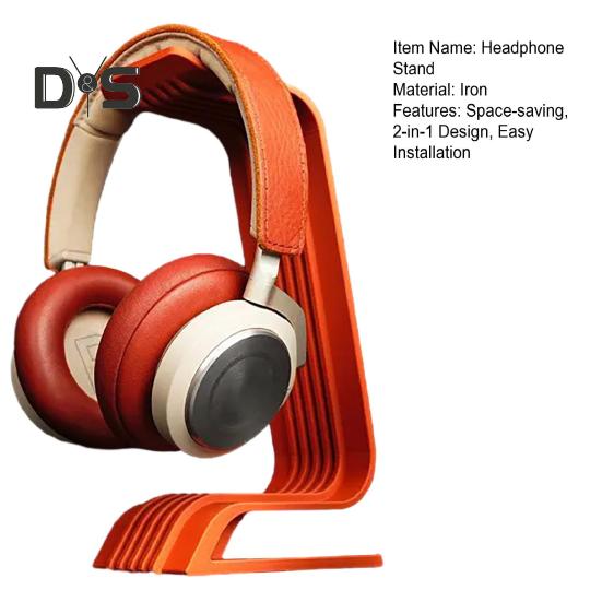 Настольная подставка для наушников 2-в-1 держатель для наушников игровая гарнитура крепление под столом крючок для хранения наушников кабели сумки