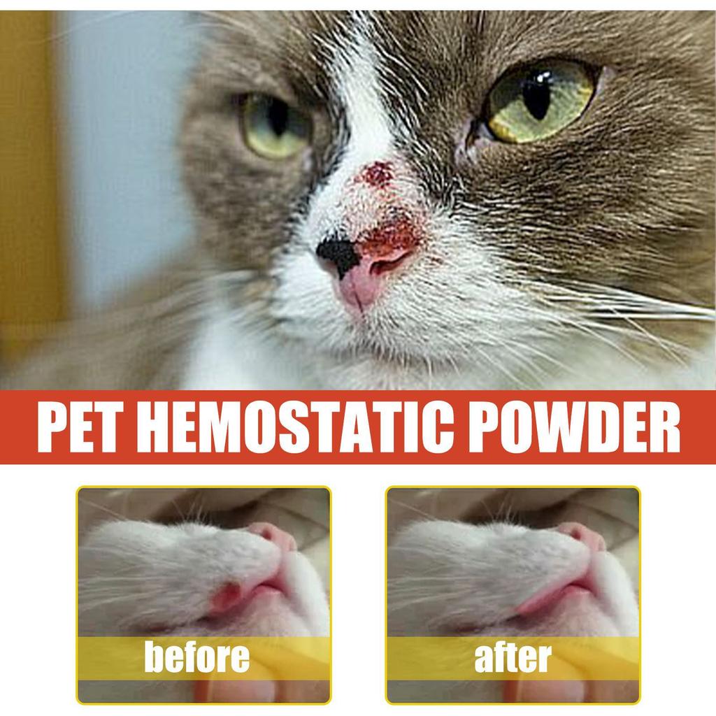 Yegbong Fast-Acting Blood Stop Powder for Pets Quick Stop Bleeding Powder for Dog Nail Clipping, Grooming, Cuts and More