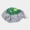 Dog Snuffle Mat Mental Stimulation Foraging Play - Plush Pet Puzzle Toy 45cm Diameter Green Or Coffee