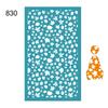 New Self-Adhesive Silk Screen Stencils for Polymer Clay Leaf Flower Decor Reusable Mesh Transfer Printing Earring Jewelry Making