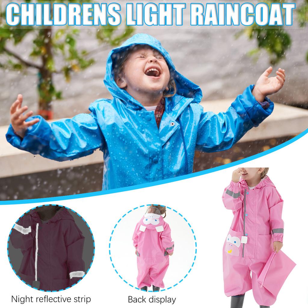 Детская куртка унисекс с капюшоном, ветрозащитный и водонепроницаемый плащ для девочек и мальчиков, маска
