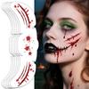 Halloween Makeup Stickers Freckle Stickers Waterproof Temporary Facial Tattoo Stickers Halloween Tattoos