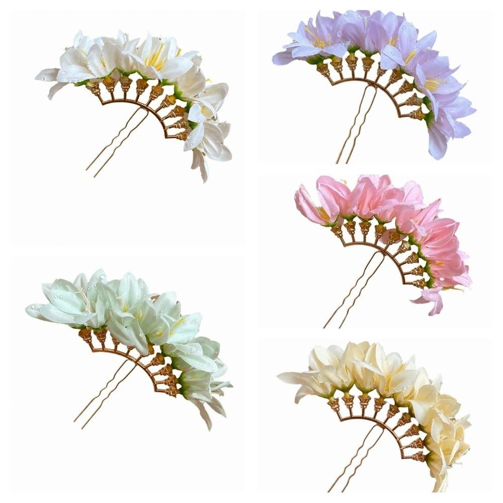 Fairy Chinese Style Side Clip Bohemian Thai Hair Fork Headdress Bride Hair Accessories Beach
