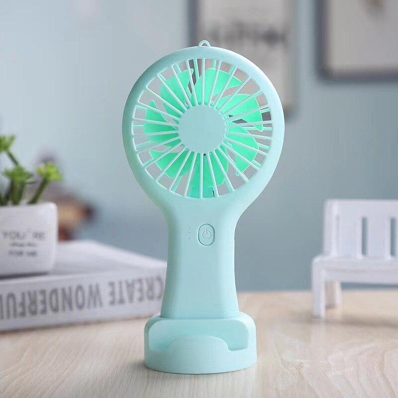 Practical and Durable Big Strong Wind Holding Small Fan Desktop Mini USB Fan Outdoor Portable Two-purpose Rechargeable Small Fan