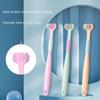 Three-sided Brush Useful Things for Kitchen Gadgets Soft Bristle Toothbrush Oral Care Bathroom Supplies Cloth Goods Toilet Tools
