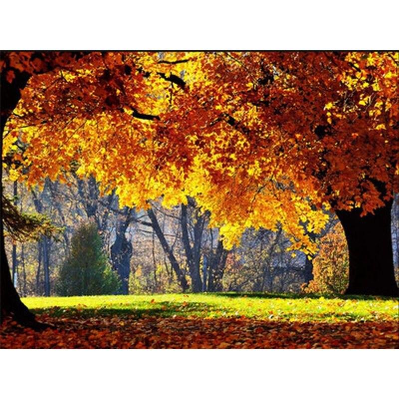5d Diy Полная круглая алмазная картина Пейзаж Diy Алмазная вышивка крестом Украшение для дома
