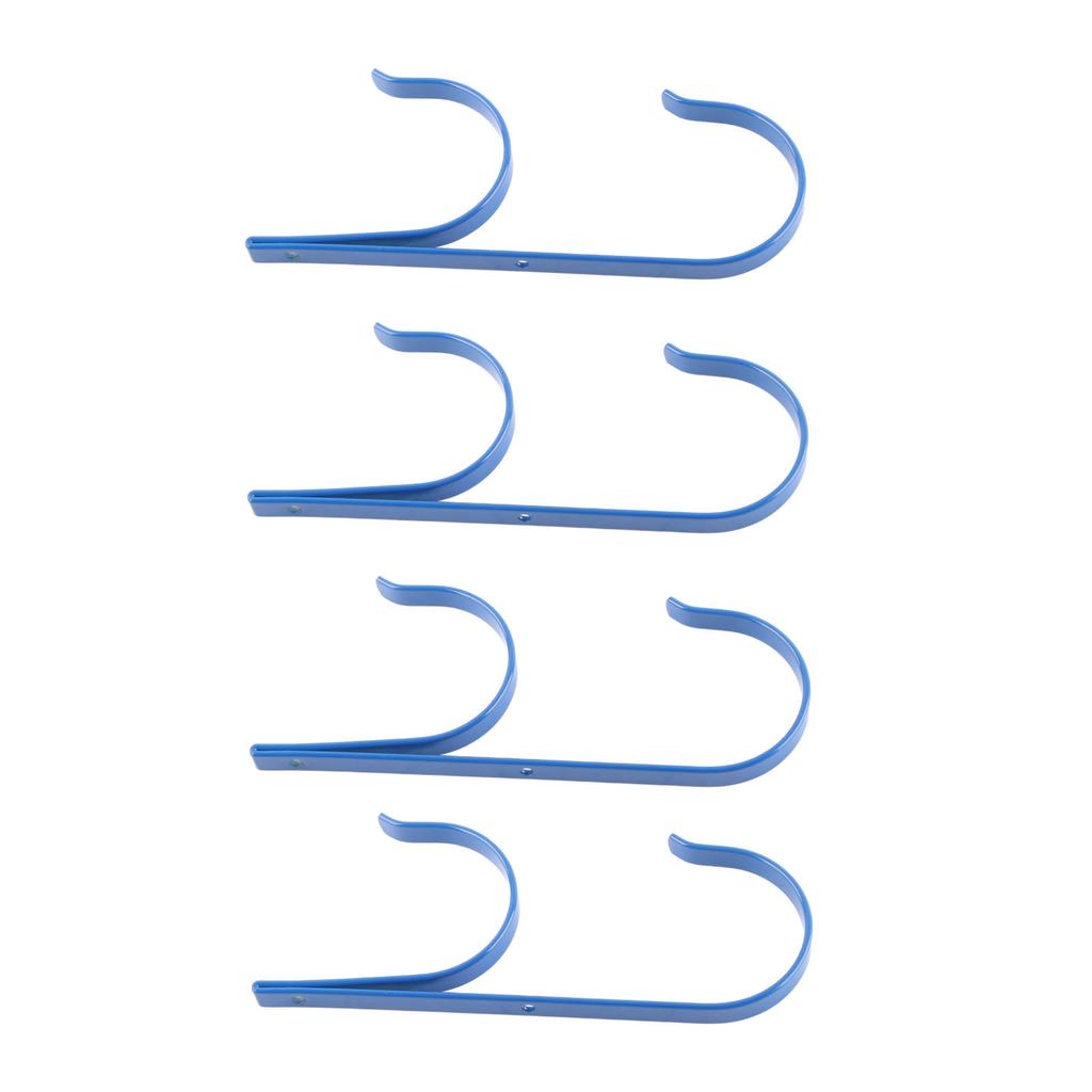 4 Sets Pool Pole Hanger Professional Aluminium Alloy Pool Holder Hook for Poles Brushes Vacuum Hoses Garden Tools
