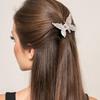 Sweety Butterfly Hair Claw Pearlescent Gradient Shark Gripper For Women Trendy Acetic Acid Hair Clip Girls Hair Accessories