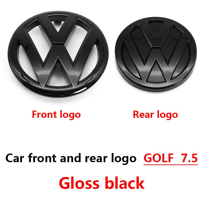 1Pc 3D ABS Car Rear Trunk Emblem Badge Logo For Volkswagen VW MK7 Golf 7 7.5 MK7.5 GTI R Rline GTD Replacement Auto AccessoriesBR1