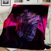 1Pc Mystic Enigma Print Flannel Blanket, High quality Digital Printing, Comfortable for All Seasons, Home DecorGifts821057