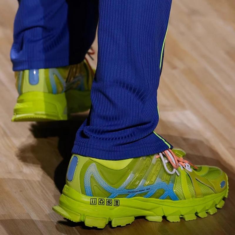 Li Ning Амортизация Поддержка Отскок Низкие Кроссовки для Бега Женские Фруктовый Сок Зеленый ARZP014-5