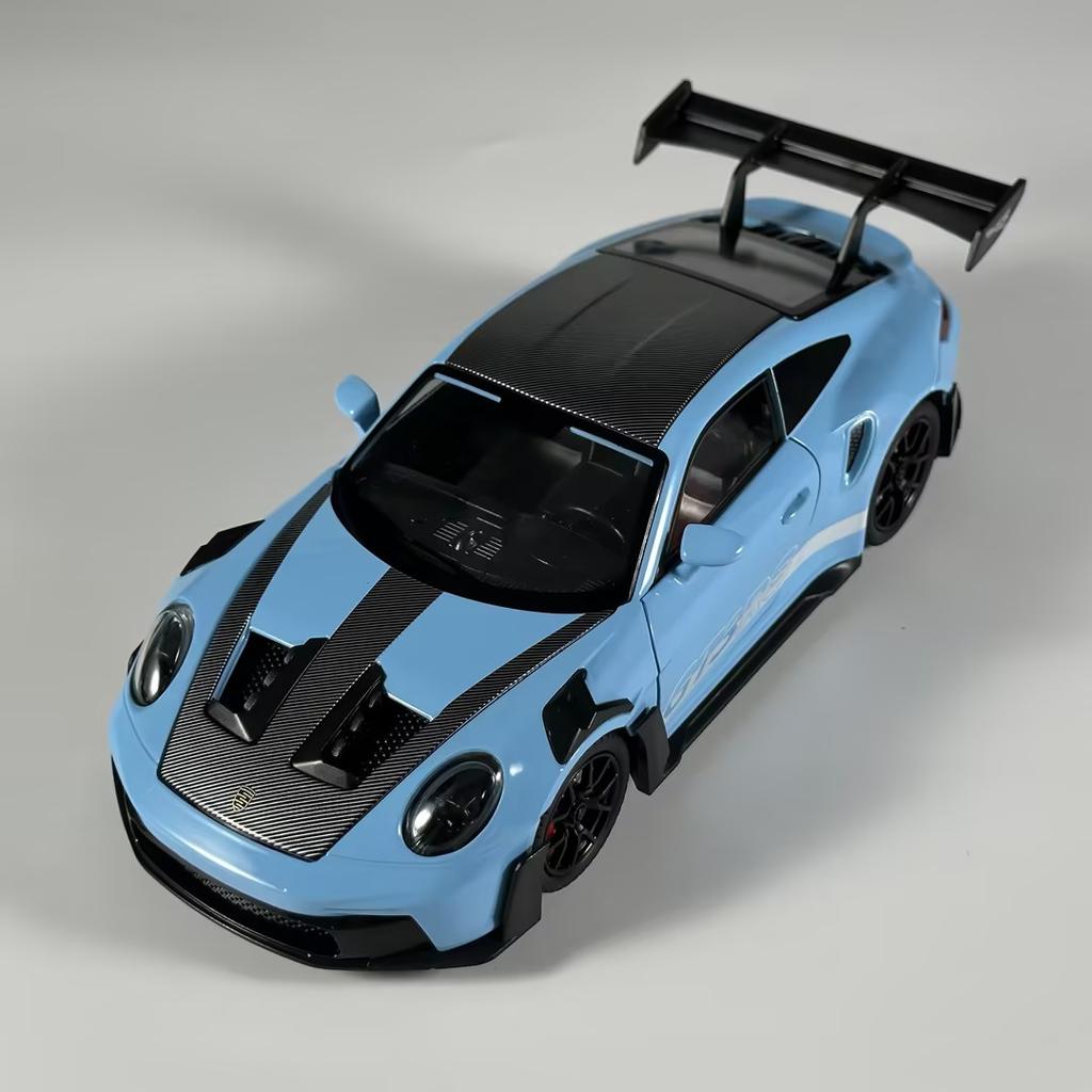 1:24 Porsche 911 GT3 RS 992 Generation GT Sports Car Alloy Metal Diecast Model Car Home Decoration & Computer Desktop Ornaments