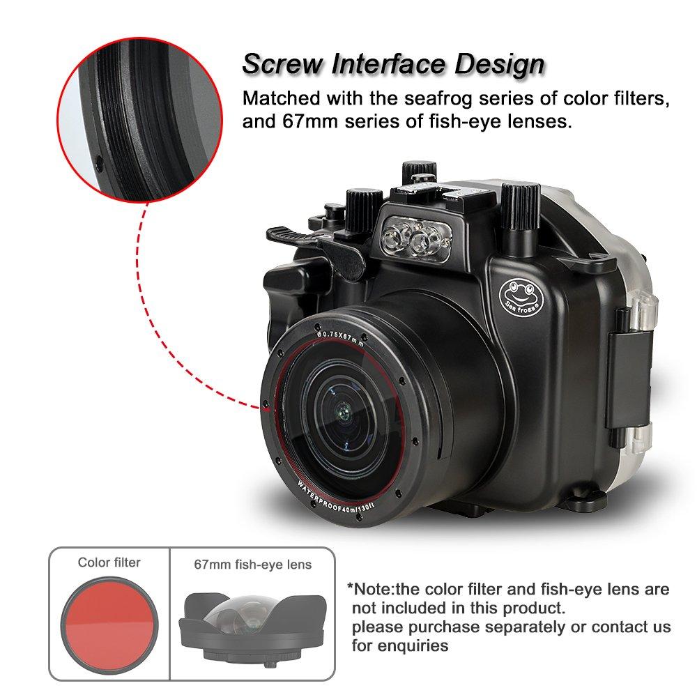 EOS M5 Sea Frog для подводного бокса для камеры (18-55мм) 40м/130футов