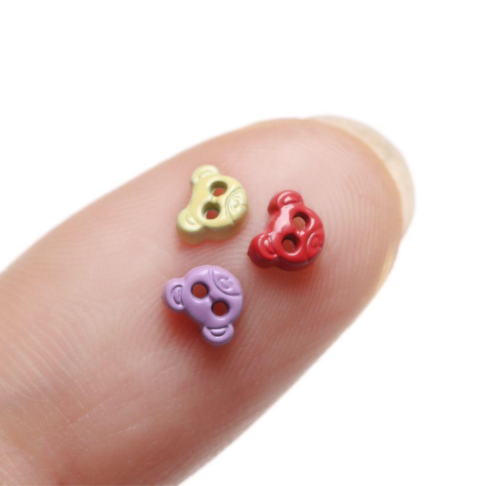 Gift Craft Dollhoues Miniature Mini Buttons Metal Buckle Clothing Sewing Buckles DIY Doll Clothes