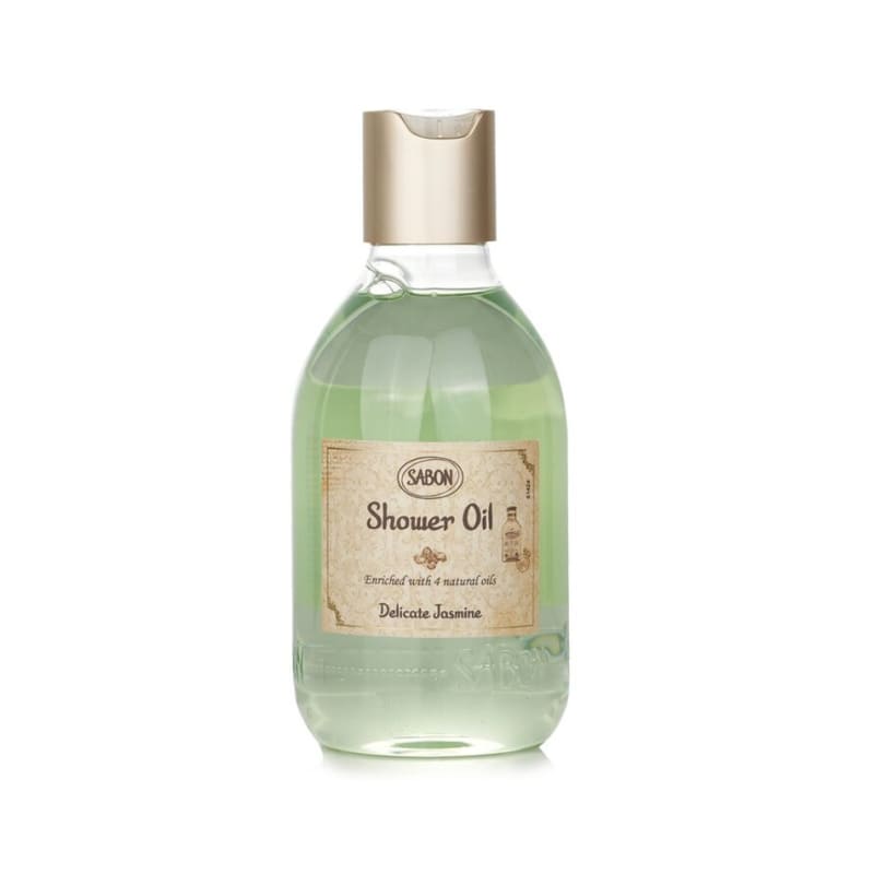 Sabon Shower Oil Delicate Jasmine Plastic Container 300ml