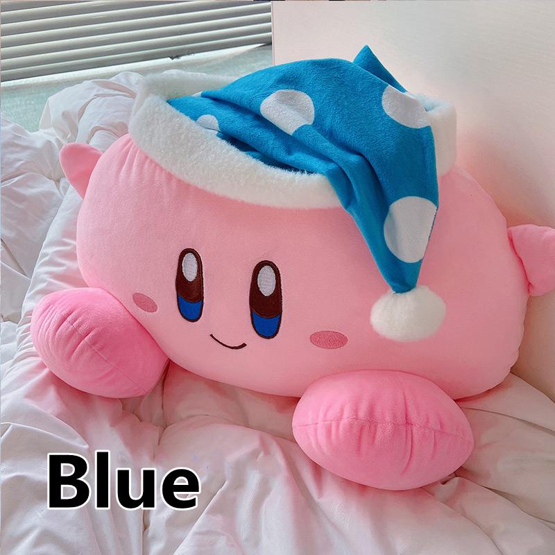 Аниме плюшевая игрушка Спящий Кирби плюшевые игрушки кукла Кирби с ночным колпаком мягкий подарок для девочки