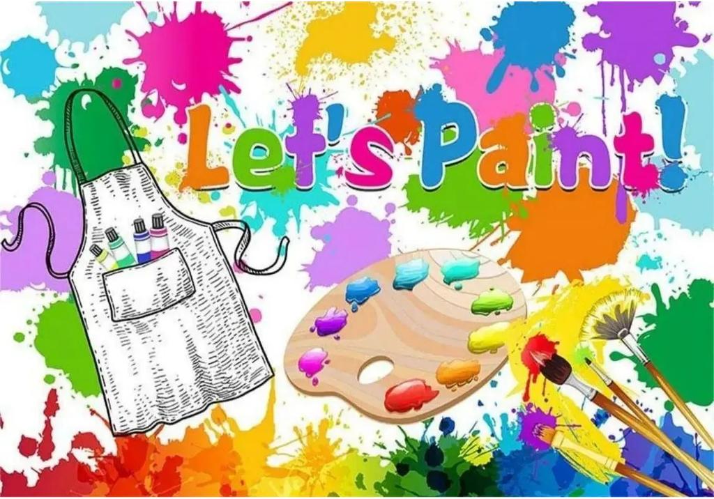 Paint Splash Party Background Colorful Painting Photo Backdrop Abstract Oil Painting Studio Props Banner Birthday Photography