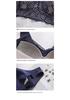 Plus Size Lace Wireless Bra Vest - Sexy Back Lingerie for Women MM
