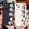 For Realme 11 11x 12x 12 Pro C21 C30 C33 C35 C65 OPPO A18 A38 A60 A96 Reno 10 11 12 Pro Cartoon Lovely Panda Full Camera Protection Soft Case