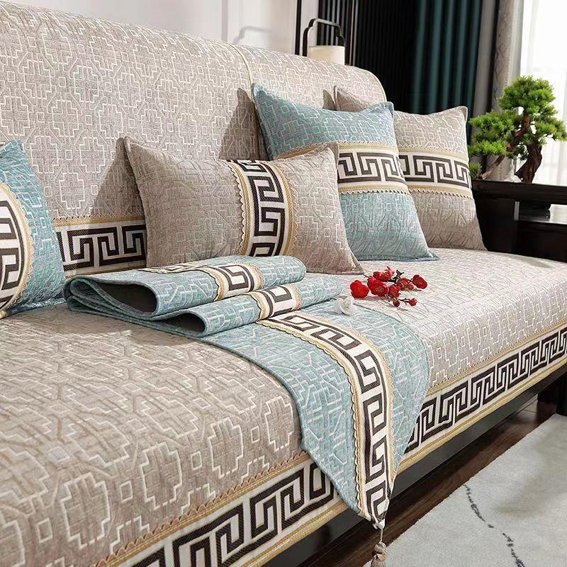 Новый защитный чехол для дивана для гостиной, эластичный диван, подушка, коврик, чехлы для диванов, утепленный плюшевый стул, диван, полотенце, домашний декор