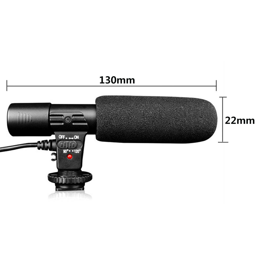 MIC 01 Стерео Видеокамера Микрофон для DSLR Камеры Компьютера ПК Мобильного Телефона Микрофон для iPhone 8 X