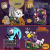 YZYVIOW Halloween Assembly Blocks Set Pumpkin Ghost Witch Fully Compatible with Mainstream Brand Blocks Halloween Presents Girl Boy for Children Toys
