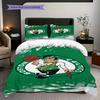 Boston Celtics Team Spirit Bedding(1 * duvet cover + 2 * pillowcase, without core)Christmas birthday gift Duvet cover and pillowcase