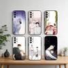 Чехол для телефона BL Manhwa R-roses And Champagne для Samsung S25, S24, S21, S22, S23, S30, Ultra, S20, Plus, Fe, Note, 10, 9, 5G Черный