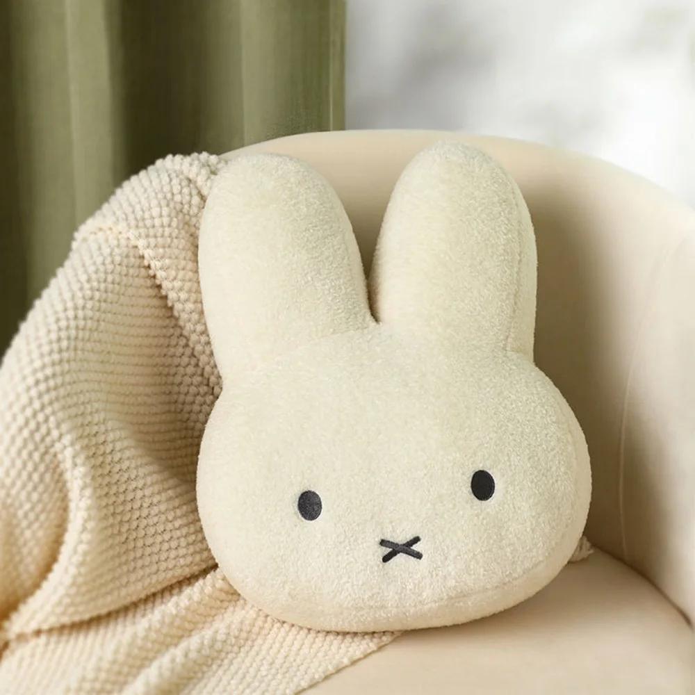 Cute Miffy Kawaii Plush Pillow Doll Creative Room Decoration Sweet Cartoon Toys Ornament Birthday Gift