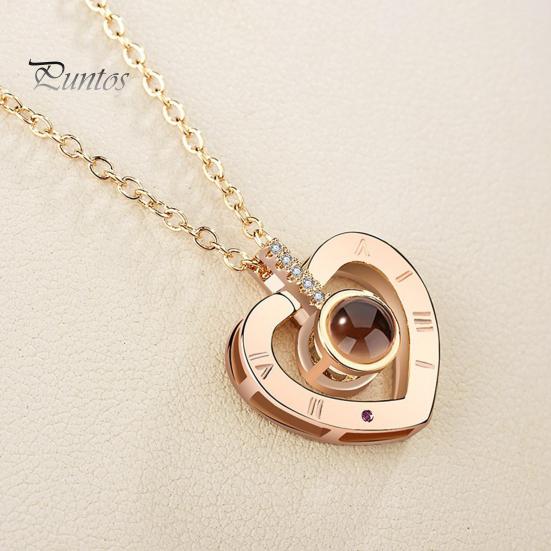 Ожерелье с изображением, персонализированное ожерелье с проекцией фотографий, памятные подарки на День святого Валентина, день рождения для жены или девушки