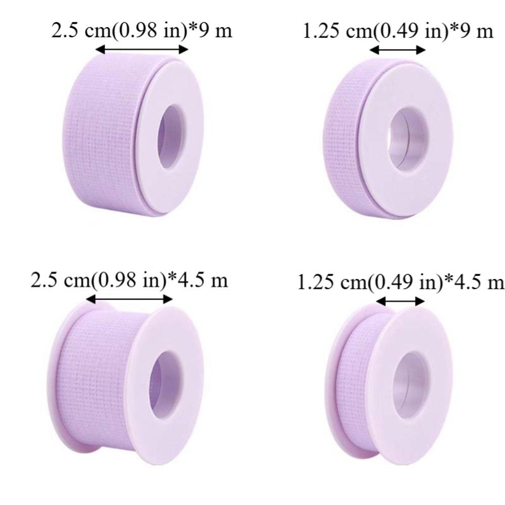 5 Rolls Non-woven Micropore Silicone Gel Eyelash Tape Multi Use Adhesive Lash Extension Makeup Tools Anti-allergy Soft