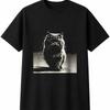 Anime Persian Cat Mens Womens T-Shirt Feline Unisex Novelty Gift Tee Funny