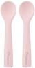 Набор из 2 силиконовых ложек Mama Bear розового цвета [бренд Amazon]