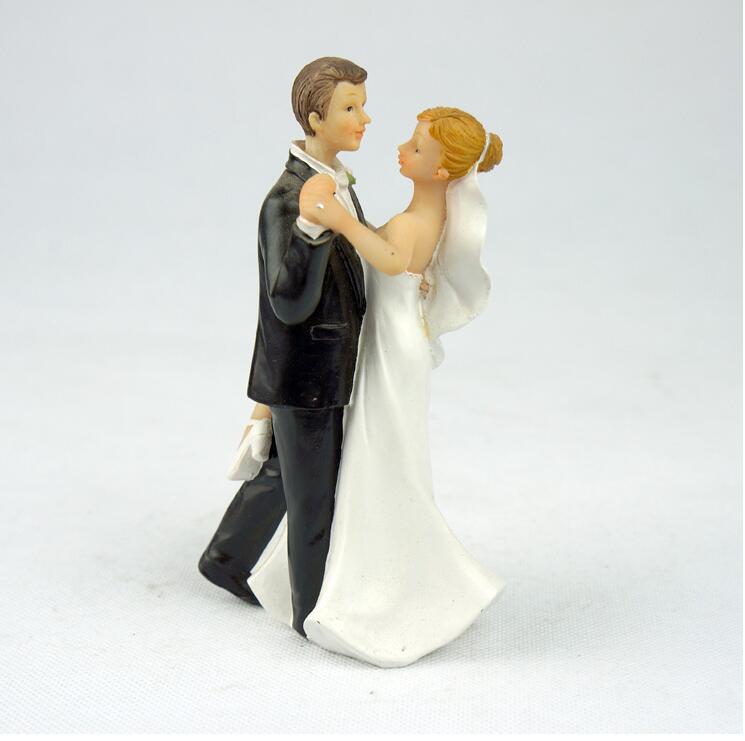 Романтичные фигурки жениха и невесты из смолы для свадьбы, украшения для свадебного торта, фигурки для свадьбы на день святого Валентина