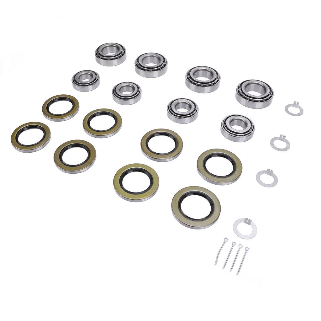 Boat Trailer Axles Bearing Kits 25580 14125A for 5200 To 7000 Lb Tandem Axles 4 Sets