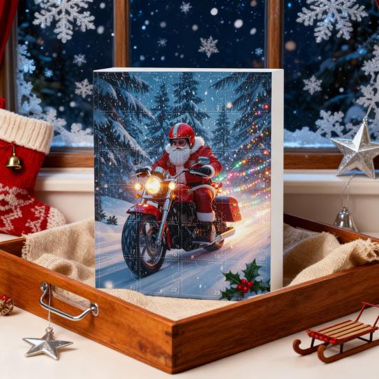 2025 Transportation Advent Calendar 24 Days Christmas Countdown with Collectible Train Plane Pendants Holiday Gifts for Toddler Boys Kids