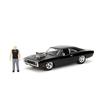 1:24 F&F DOM'S 1970 DODGE CHARANGER R/T with DOM TORETTO Fast & Furious Diecast Car