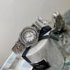 Personalized Leather Strap Watch Happy Diamond Ladies Watch Steel Strap Rose Gold Watch Femininity