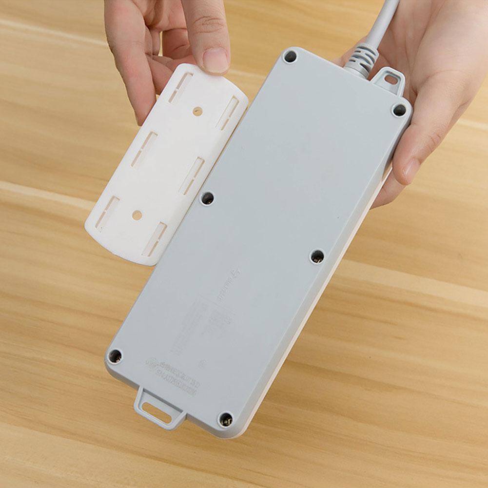 Домашний самоклеящийся фиксатор розетки, органайзер для проводов, полоска, держатель вилки, мощная наклейка L8O7