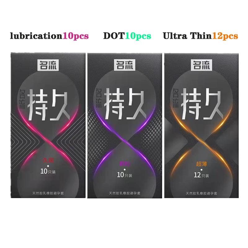 32pcs/lot Durable Condom Ultra Thin Super Lubrication Dot Stimulation Erotic Toy for Men Penis Product Condom Safety Sex Adult