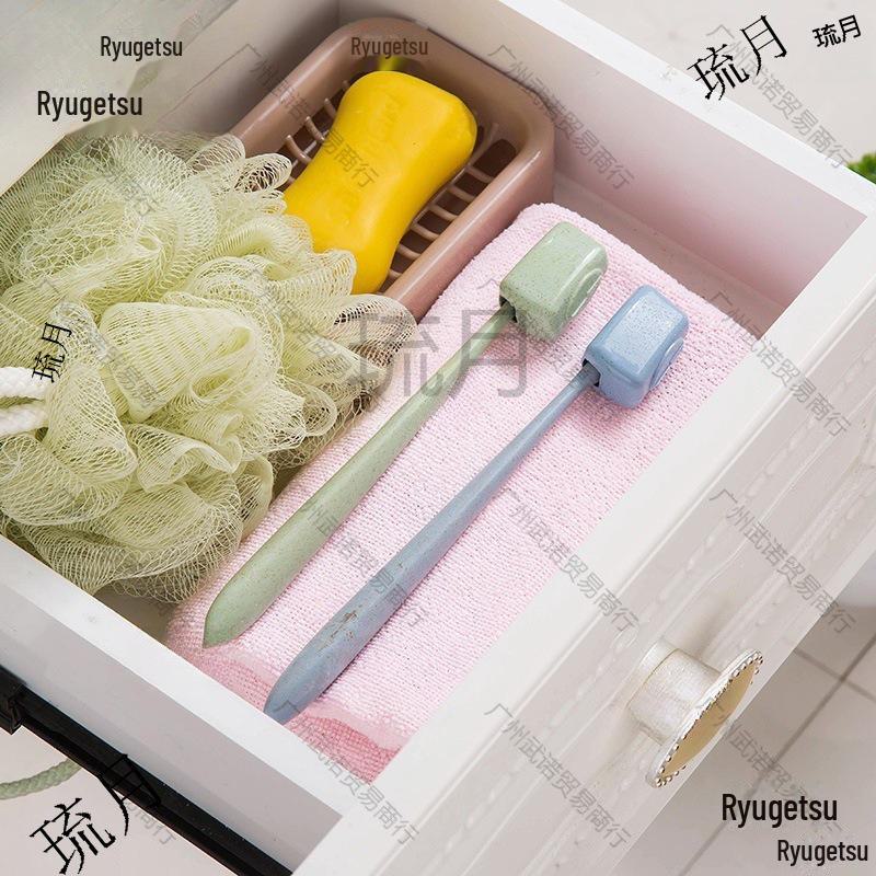 Портативный чехол для зубной щетки из пшеничной соломы для хранения и защиты