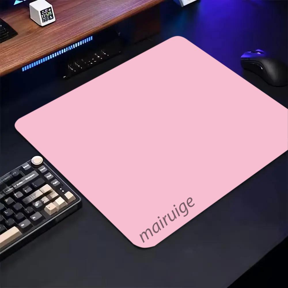 Hot Sell Solid Colors Mouse Pad Square Computer Office Game Table Mats Rubber Anti-slip Laptop Mousepads 40X45 Large Desk Pads