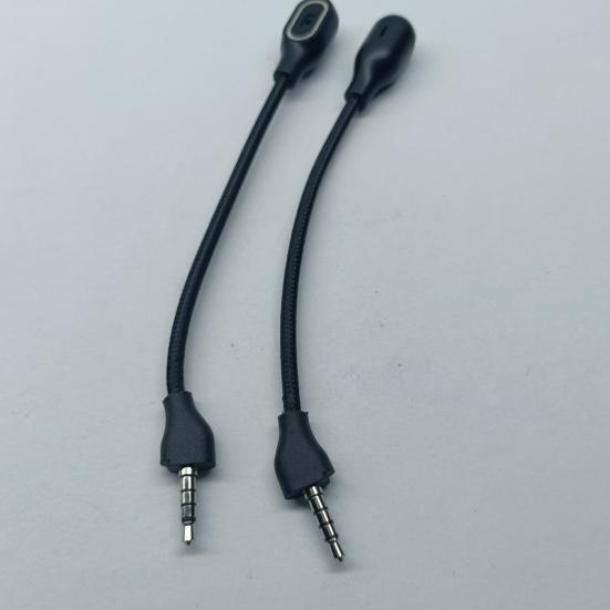 Игровой микрофон с регулируемой светодиодной подсветкой, простая установка, шумоподавление, съемный микрофон, замена для AW920h