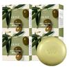 Olive Essence Soap Herb Scent, 90g, 4 Pieces