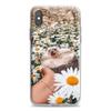 Силиконовый чехол Kawaii Hedgehog Heart для Apple iPhone 12 Mini 11 Pro SE XS X XR Max 8 7 6S 6 Plus 5S