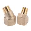 Муфта-переходник для труб 1/8" 3/8", колено 45 градусов, латунь, латунный фитинг для труб, переходник с наружной резьбой NPT на внутреннюю резьбу NPT, колено-переходник